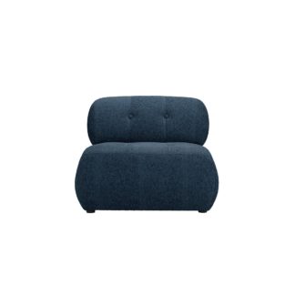 An Image of Reese Boucle Chair Midnight (Blue)