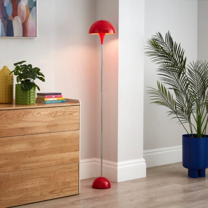 An Image of Kaoda Rechargeable Touch Dimmable Floor Lamp Black