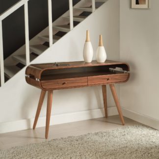 An Image of Havana Console Table Walnut