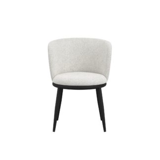 An Image of Nova Boucle Set of 2 Dining Chairs Ivory