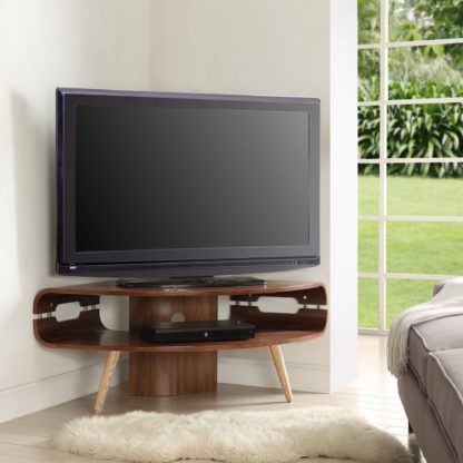 An Image of Havana Corner TV Stand for TVs up to 60 Walnut