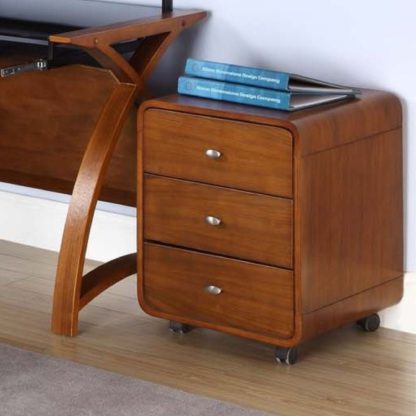 An Image of Helsinki 3 Drawer Filing Cabinet Oak