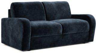 An Image of Jay-Be Deco Velvet 2 Seater Sofa Bed - Charcoal