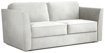 An Image of Jay-Be Elegance Fabric 3 Seater Sofa Bed - Stone