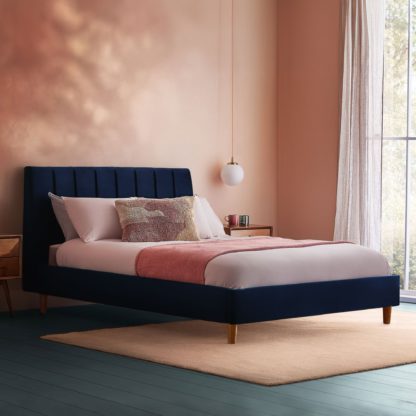 An Image of Silentnight Octavia Bed Frame, Velvet Rainforest