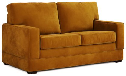 An Image of Jay-Be Urban Velvet 2 Seater Sofa Bed - Beige