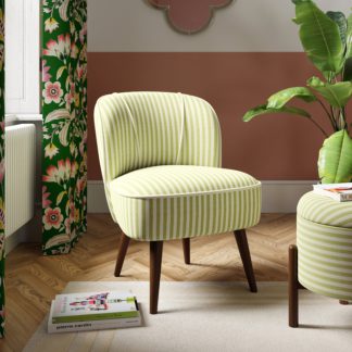 An Image of Elsie Cocktail Chair, Linford Stripe Linford Stripe Ferne