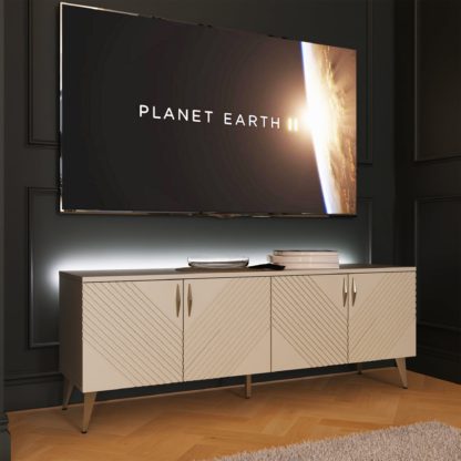 An Image of Ava Extra Wide TV Stand for TVs up to 70 Midnight