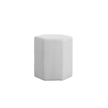 An Image of Harbour Thin Stripe Stool Grey