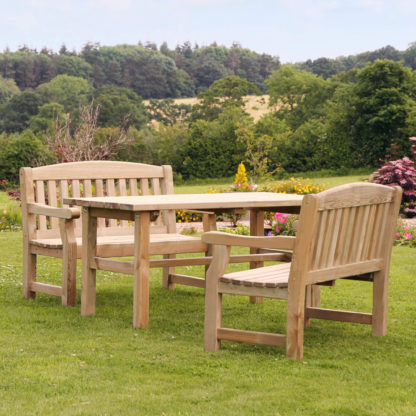 An Image of Emily 4 Seater Dining Set Natural