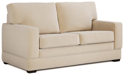 An Image of Jay-Be Urban Velvet 2 Seater Sofa Bed - Ink Blue