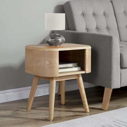 An Image of Oslo Side Table Oak