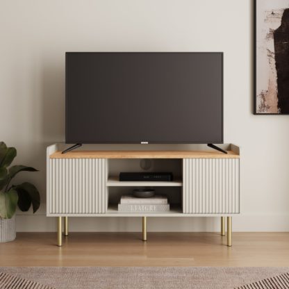 An Image of Georgi Small TV Stand for TVs up to 42 Black