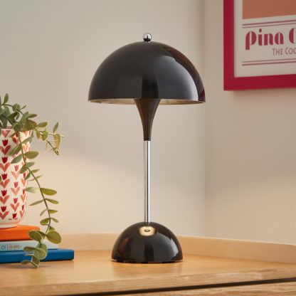 An Image of Kaoda Rechargeable Touch Dimmable Table Lamp Red