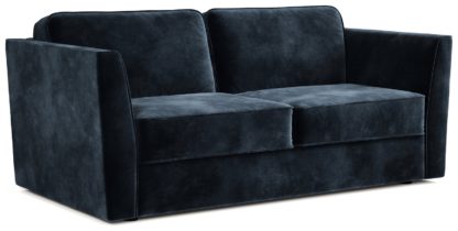 An Image of Jay-Be Elegance Velvet 3 Seater Sofa Bed - Dark Green