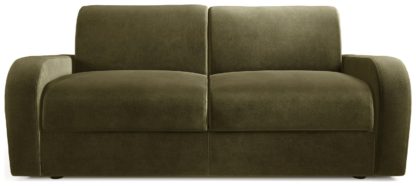 An Image of Jay-Be Deco Fabric 3 Seater Sofa Bed - Pewter