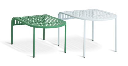 An Image of Habitat 60 Lucinda Metal Nesting Table - Blue & Green