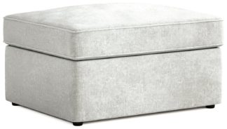 An Image of Jay-Be Fabric Sofa Bed Footstool - Light Grey