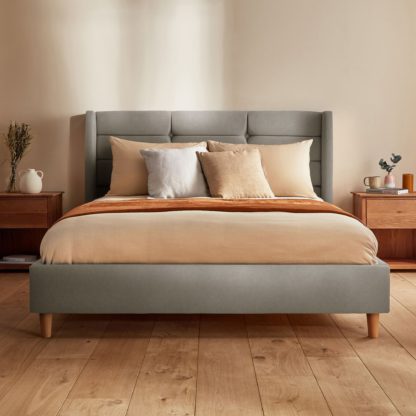 An Image of Silentnight Lilith Bed Frame, Velvet Ochre