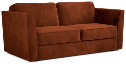 An Image of Jay-Be Elegance Fabric 3 Seater Sofa Bed - Stone