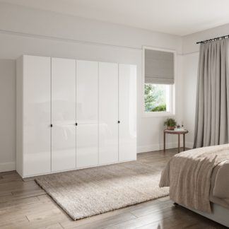 An Image of Wiemann Kahla 5 Door Wardrobe Off-White