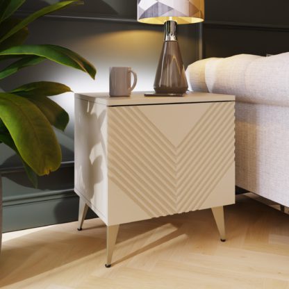 An Image of Ava Bedside Table Midnight