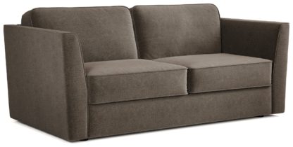 An Image of Jay-Be Elegance Velvet 3 Seater Sofa Bed - Dark Green