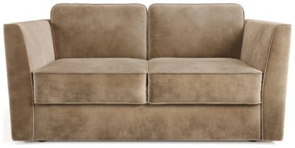 An Image of Jay-Be Elegance Velvet 3 Seater Sofa Bed - Dark Green