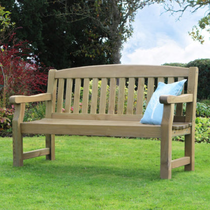 An Image of Emily Bench 3 Seater Natural