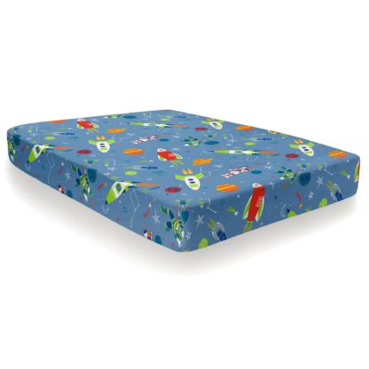 An Image of Supersonic Fitted Sheet Blue