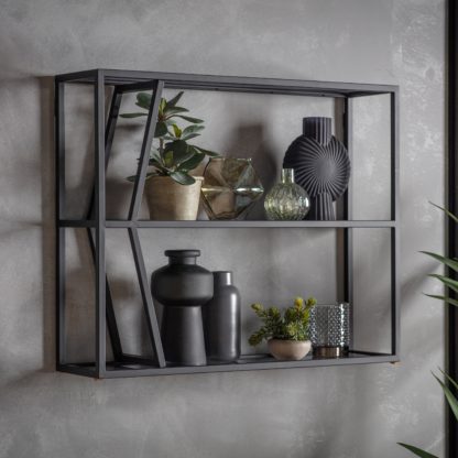 An Image of Patterson Wall Shelf Black