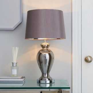 An Image of Sinton Urn Chrome Table Lamp Silver