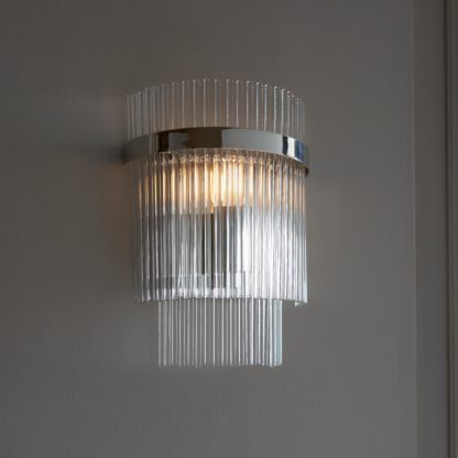 An Image of Vogue Langdon Wall Light Nickel