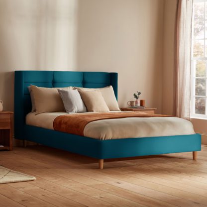 An Image of Silentnight Lilith Bed Frame, Velvet Ochre