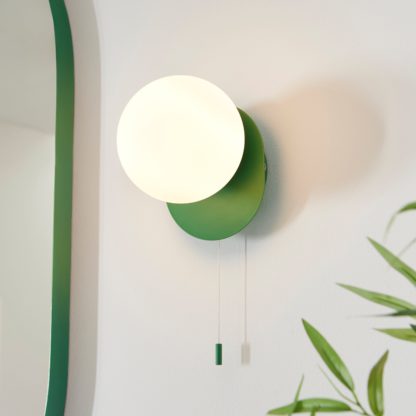 An Image of Elements Tela Bathroom Wall Light Green