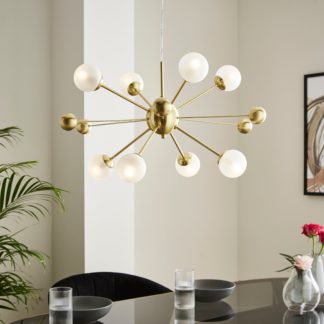 An Image of Nova 8 Light Cluster Ceiling Light Gold