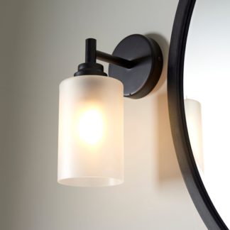 An Image of Fryer Bathroom Wall Light Black