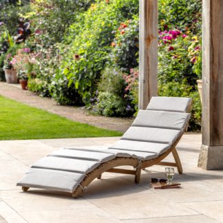 An Image of Ottinge Foldaway Sunlounger Natural