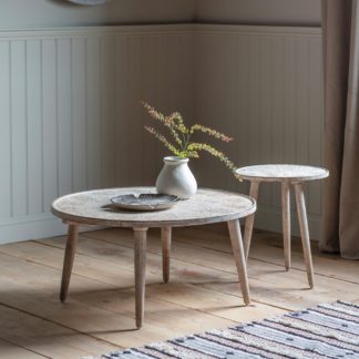 An Image of Brede Coffee Table, Natural White Natural