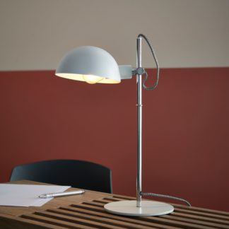 An Image of Pop Retro Adjustable Table Lamp White