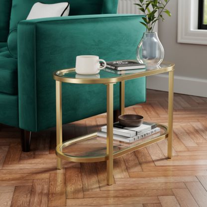 An Image of Sofia Long Side Table Black