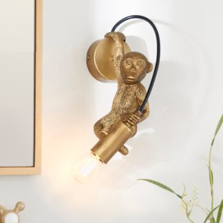 An Image of Odisha Novelty Bathroom Wall Light Gold