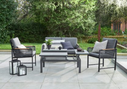 An Image of Norfolk Leisure Bellmount 4 Seater Aluminium Garden Sofa Set