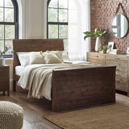 An Image of Heritage - King Size - Reclaimed Pine Bed - Pine - Wooden - 5ft - Happy Beds