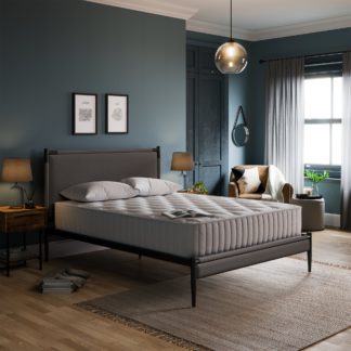 An Image of Marlo Metal Kingsize Bed Charcoal