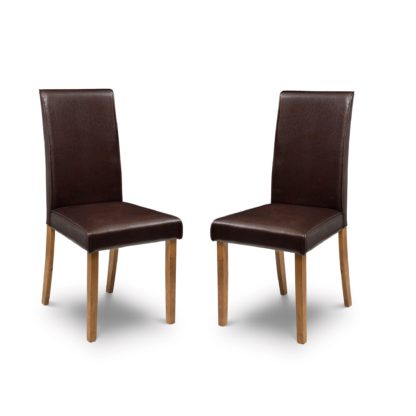 An Image of Hudson Set Of 2 Dining Chairs Black