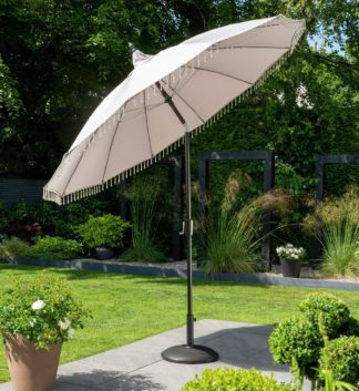 An Image of Norfolk Leisure 2.5m Tilting Garden Parasol - Grey