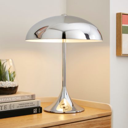 An Image of Elements Lennon Industrial Table Lamp Black