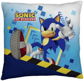 An Image of Sonic Kids Cushion - Multicolured - 40X40cm