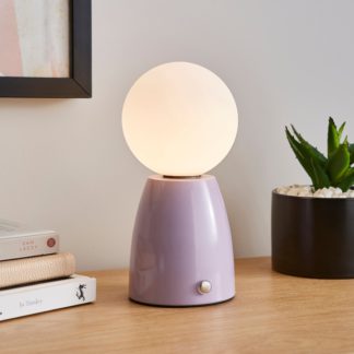 An Image of Bod Magnetic Rechargeable Touch Dimmable Table Lamp Lilac (Purple)